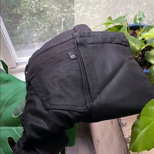 Leather/Shiny Skinny Jeans